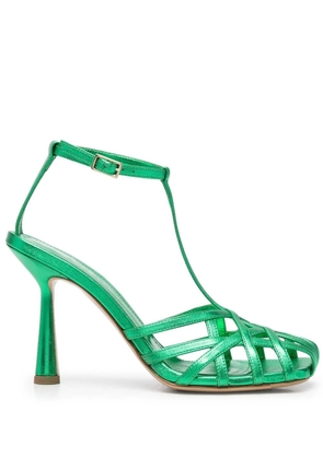 Castagna Lidia caged sandals - Green