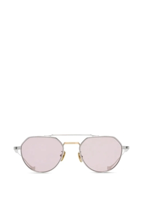 Cutler & Gross geometric-frame sunglasses - Silver