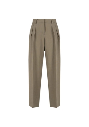 The Frankie Shop Daytona pleated trousers - Green
