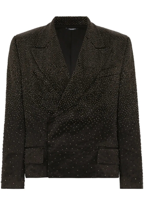 Dolce & Gabbana embellished silk blazer - Black