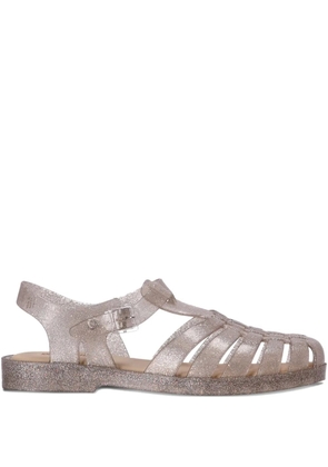 Melissa Possession glittered sandals - Neutrals