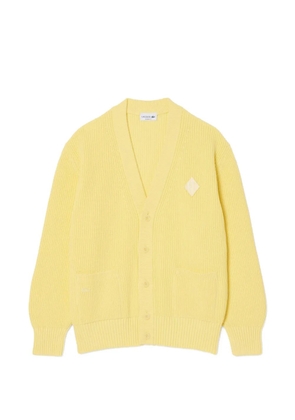 Lacoste V-neck cardigan - Yellow