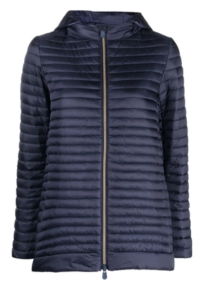 Save The Duck Iris removable-hood coat - Blue