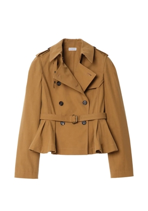 Burberry cotton Isabella trench jacket - Brown