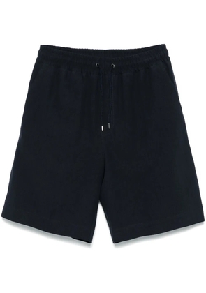 Giorgio Armani linen bermuda shorts - Blue