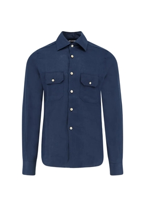 Kiton pocket shirt - Blue