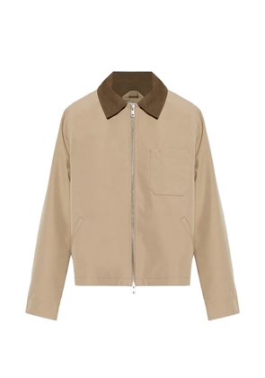 SAMSOE SAMSOE Sarobinson corduroy-collar jacket - Neutrals