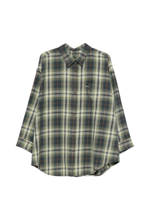 Juun.J plaid pocket shirt - Green