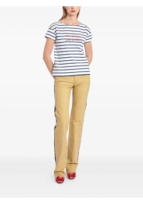 CAVALLI E NASTRI VINTAGE Pre-Owned striped T-shirt - White