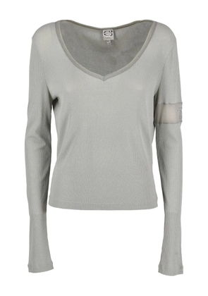 Just Cavalli V-neck top - Grey
