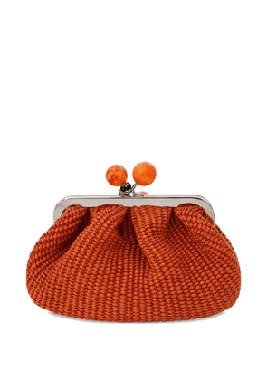 Weekend Max Mara Pasticcino interwoven clutch bag - Orange