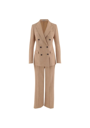 Tagliatore double-breasted pinstripe blazer - Neutrals