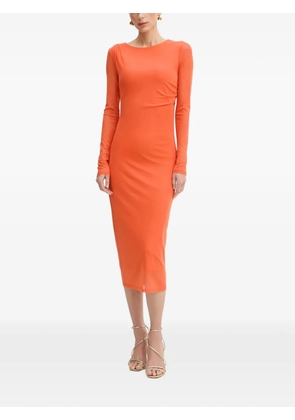 Patrizia Pepe long-sleeve dress - Orange