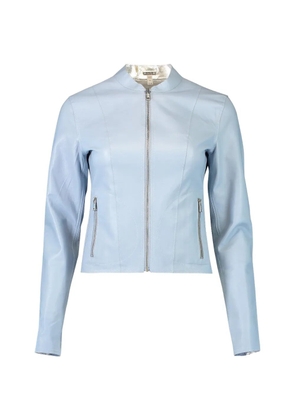 LAMARQUE Chapin reversible leather jacket - Blue