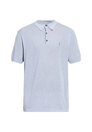 AllSaints buttoned polo shirt - Blue
