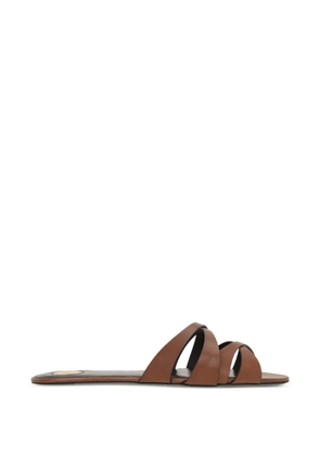 Saint Laurent strappy sandals - Brown