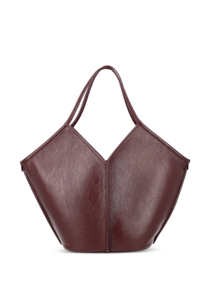 Hereu Calella Distressed handle tote bag - Brown