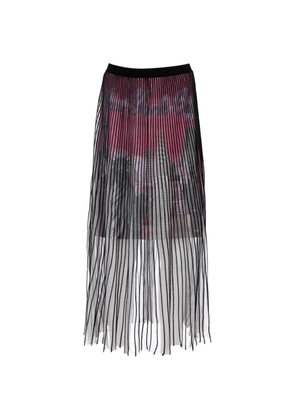 Balenciaga Pre-Owned New York City pleated midi skirt - Pink