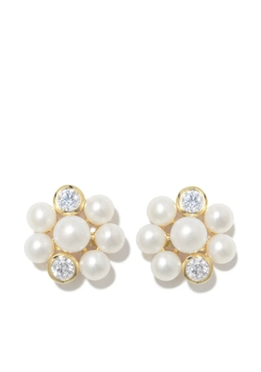 Completedworks 18kt gold-plated Lightdrops pearl and zirconia earrings
