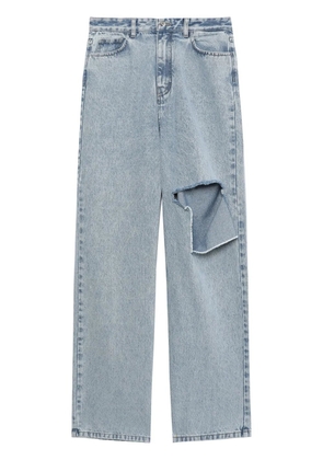 Rokh ripped flared jeans - Blue