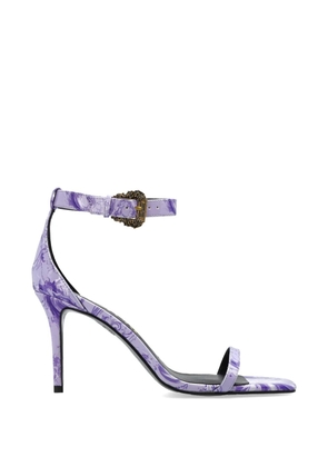Versace Jeans Couture Barocco-print sandals - Purple