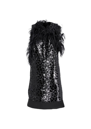 BOSS sequin-embellished dress - Black