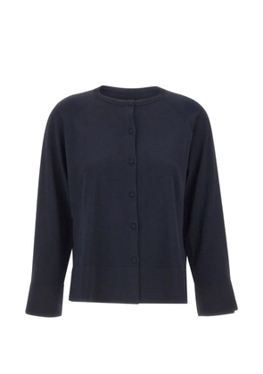 ELENA MIRO` buttoned cardigan - Blue