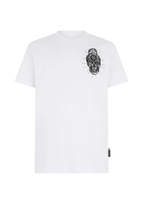Philipp Plein round-neck embroidery T-shirt - White