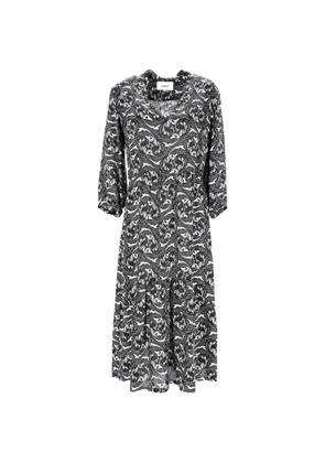 Ba&Sh midi paisley dress - Black