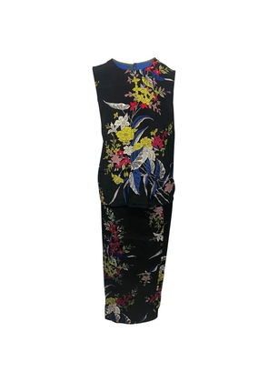 Diane Von Furstenberg Vintage floral print dress - Black