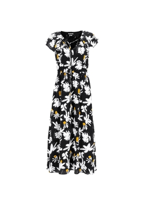 Jason Wu floral-print midi dress - Black