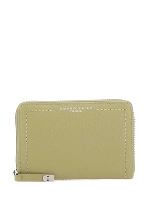 GIANNI CHIARINI Bubble grained-leather wallet - Green