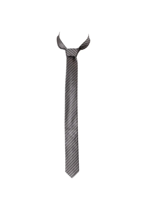 HUGO striped silk tie - Grey