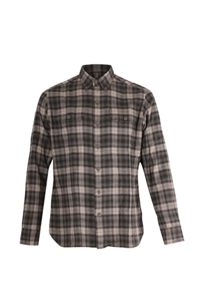Tom Ford Vintage checked long sleeve shirt - Grey