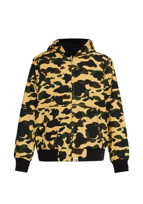 A BATHING APE® 1st Camo zip-up hoodie - Black
