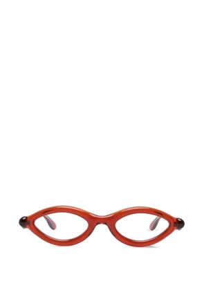 Paloceras oval-frame glasses - Brown