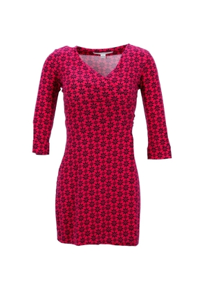 Diane Von Furstenberg Vintage printed wrap mini dress - Pink