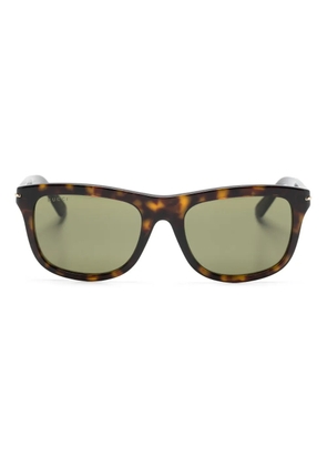 Gucci Eyewear tortoiseshell square-framed sunglasses - Brown