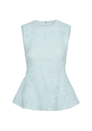 ROTATE BIRGER CHRISTENSEN mesh sleeveless blouse - Blue