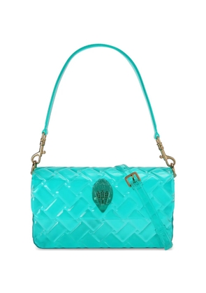Kurt Geiger London Kensington Jelly quilted eagle-head-embellishment shoulder bag - Blue