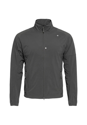 Stone Island zip embroidered jacket - Grey