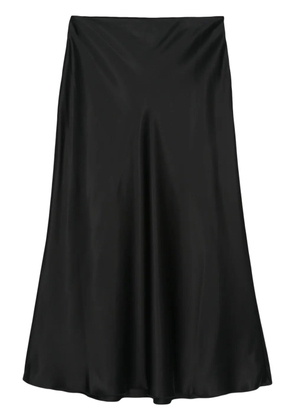 Nanushka satin midi skirt - Black