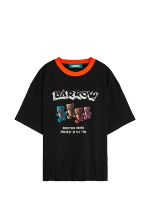 BARROW crewneck graphic T-shirt - Black