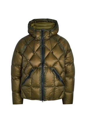 PICANTE hooded quilted puffer jacket - Green