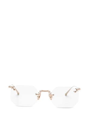Matsuda rimless geometric glasses - Gold