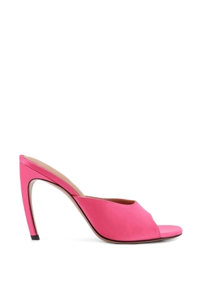 The Attico Betta rounded-toe sandals - Pink