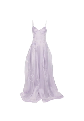 Ermanno Scervino appliqué maxi dress - Purple