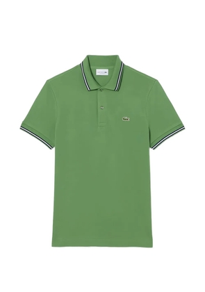 Lacoste L.12.12 striped collar polo shirt - Green