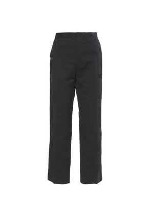 Aspesi Vintage straight-cut cotton trousers - Black