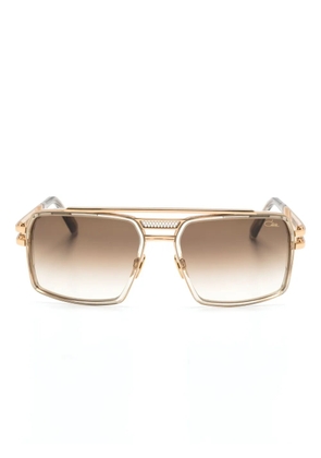 Cazal cut-out square-frame sunglasses - Brown